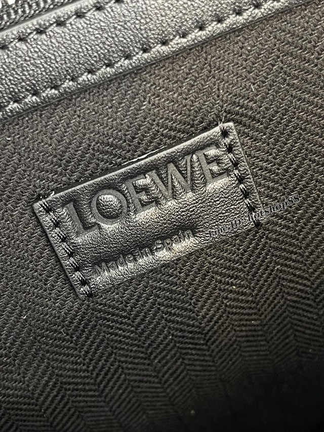 Loewe專櫃新款男包全皮托特包 羅意威Buckle Horizontal Tote手袋 型號10959 lyw1478